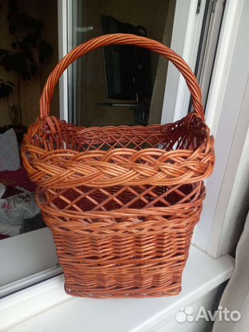 Корзина плетёная большая