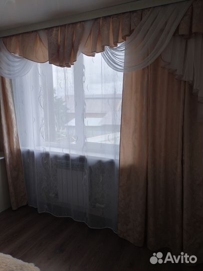 Шторы с ламбрекеном бу
