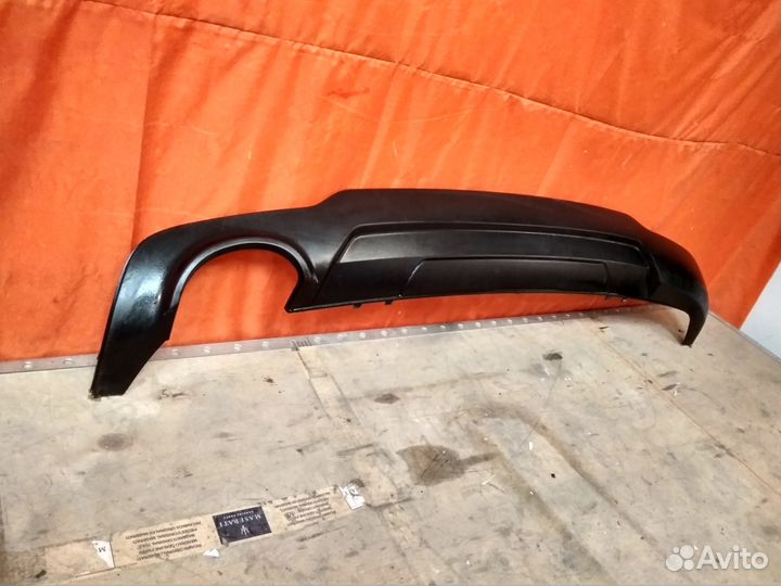 Юбка заднего бампера Mercedes W204 C204 AMG