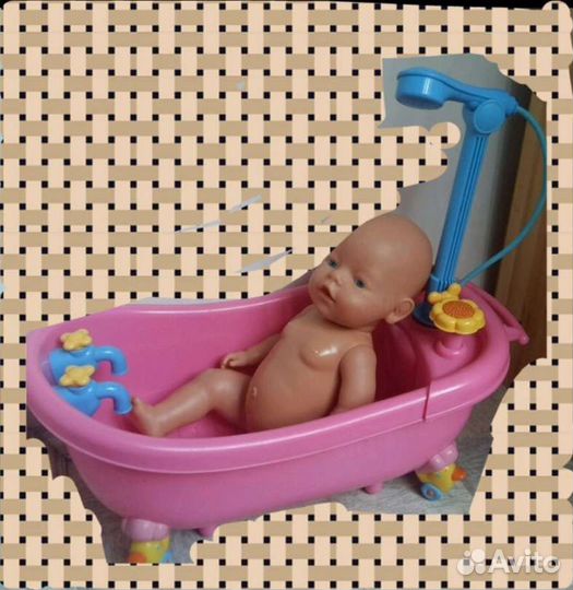 Ванна Baby Born, кукла пупс