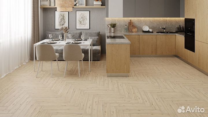 Ламинат Alpine Floor Herringbone LF102-1 Дуб Лион