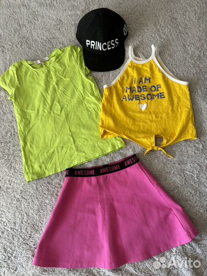 Пакет вещей для девочки 122 128