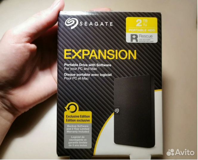 Новый внешний HDD Seagate Expansion 2 TB