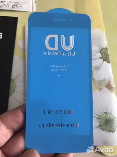 Защитное стекло iPhone 7 и 8 черное