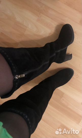 Зимние женские сапоги 38-39 бу