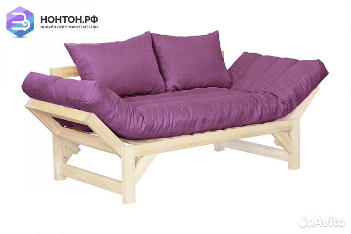 Диван кушетка Амбер-2 фиолетовый