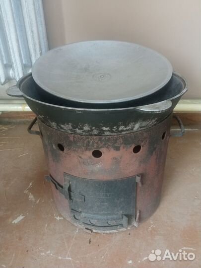 Казан с печкой