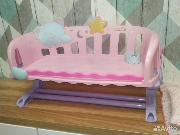 Кукла пупс Famosa Nenuco Ненуко с кроваткой