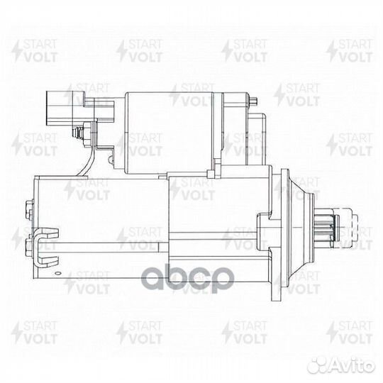 Стартер Chery Tiggo 4 (17) /Bonus (11) 1.5i/2