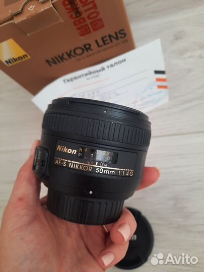 Объектив nikon 50mm f 1.4g af s nikkor