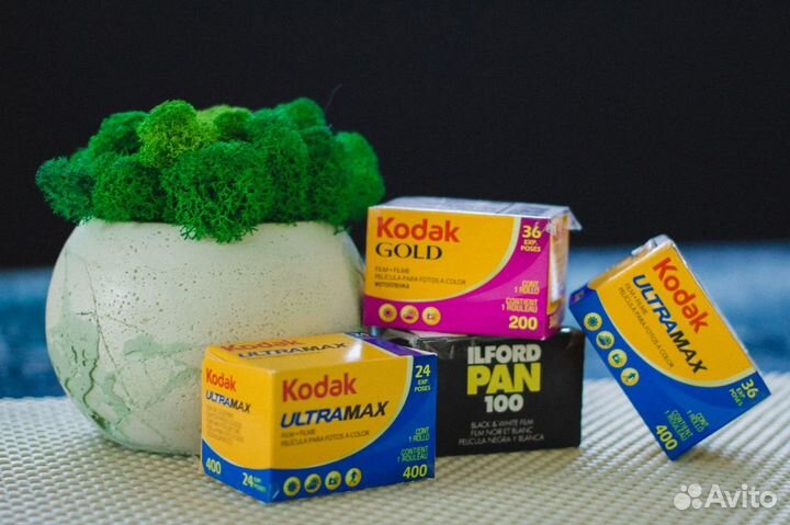 Фотопленка 35мм, картриджи для моментальной печати