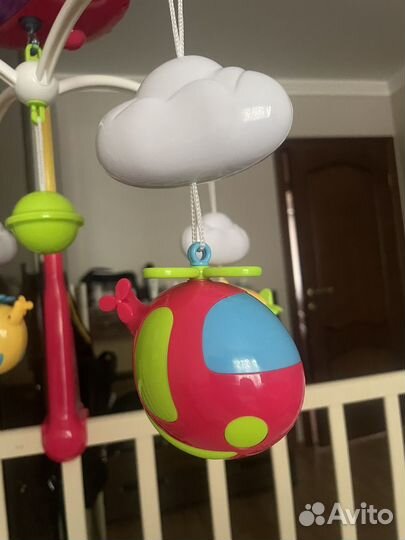 Мобиль музыкальный детский на кроватку