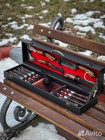 Шашлычный набор в кейсе