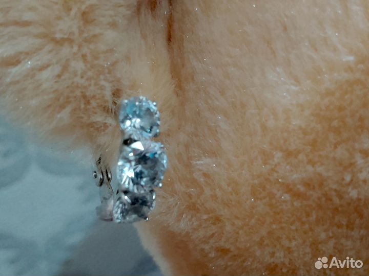 Серьги серебро