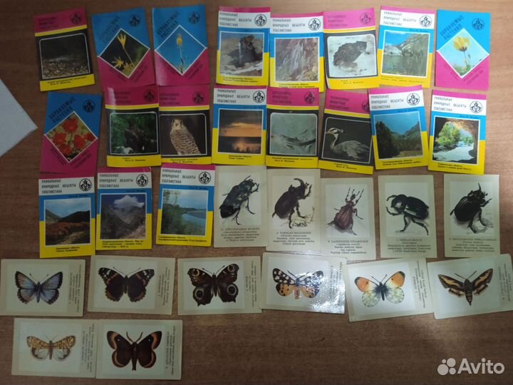 Календарики СССР. Артисты природа 1970-90г