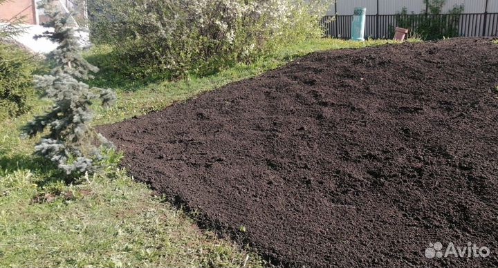 Чернозём. Плодородная земля. Торф. Пескогрунт. 1