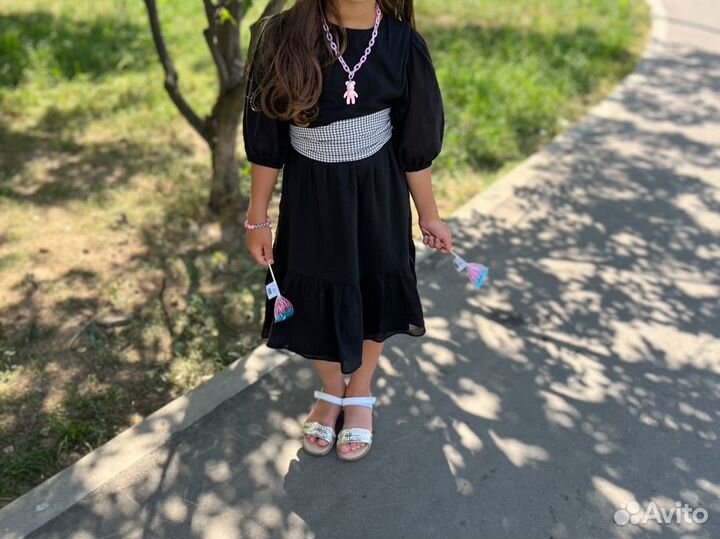 Mango kidz платье для девочки 128 134