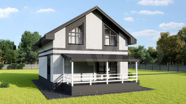 Дом 125 м² на участке 10,2 сот.