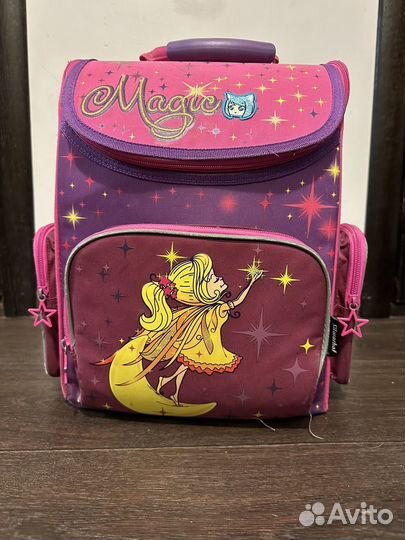 Рюкзак с ортопедической спинкой для девочки