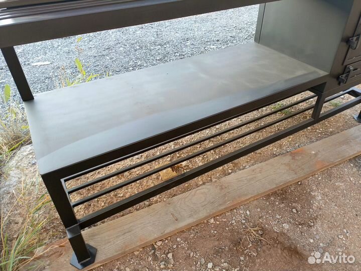 Мангал с крышей лофт