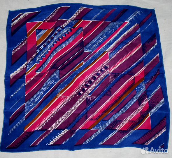 Крепдешиновые платки СССР новые Винтаж