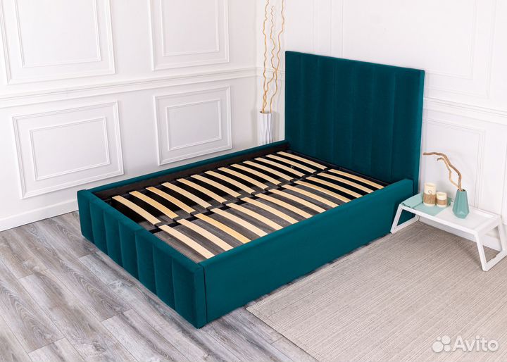 Кровать 120х200 морская волна Богема