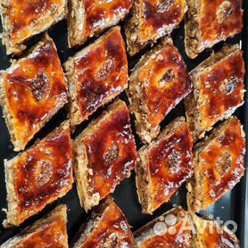 Пахлава с грецкими орехами и мёдом — рецепт с фото