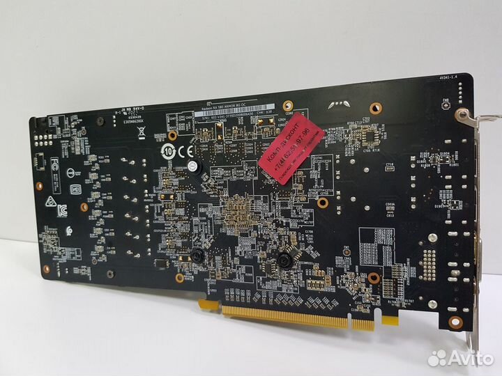 Видеокарта 8Gb gddr5 MSI radeon RX 580