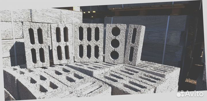 Перегородочные керамзитобетонные блоки ECO 1838