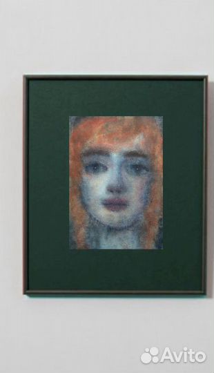 Портрет абстрактный акварельный