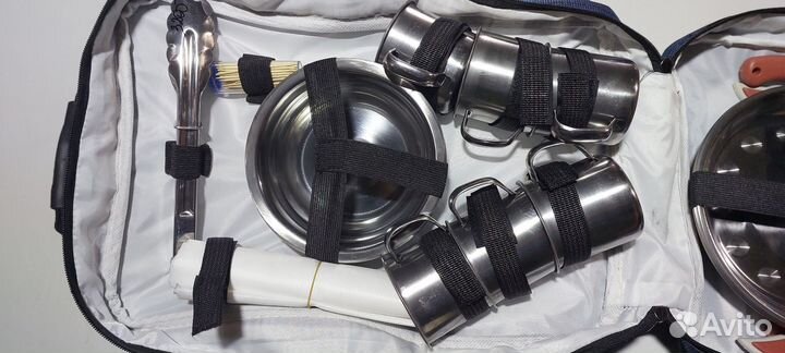 Термо сумка с набором посуды на 6 персон