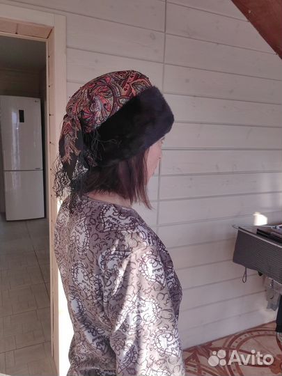 Шапка норковая женская бу