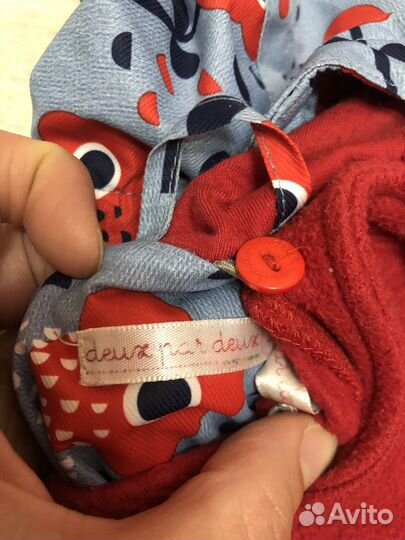 Демисезонный костюм deux par deux 4 год