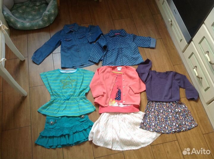 Юбка, футболки 2-4 г.Gymboree, RubaCuori