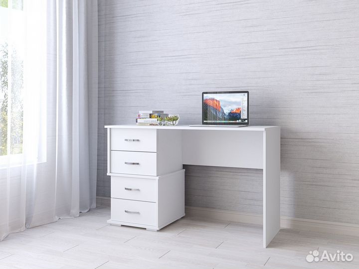 Компьютерный стол белый новый