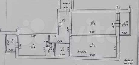 2-к. квартира, 71 м², 10/14 эт.