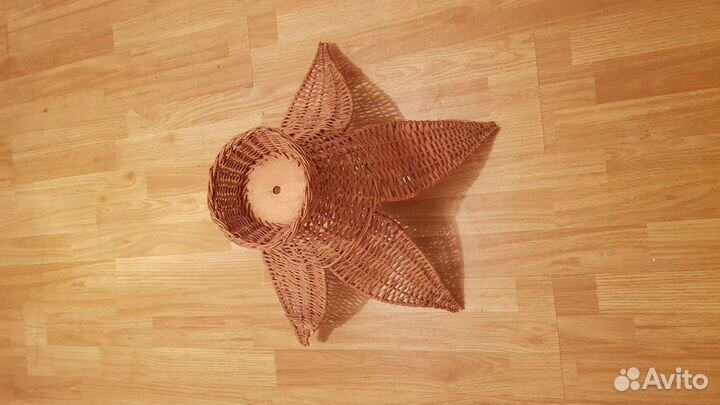 Абажур плетеный