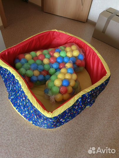 Сухой бассейн с шариками бу