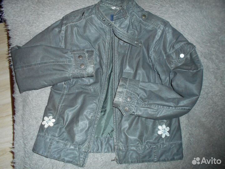 Куртка весенняя, серая