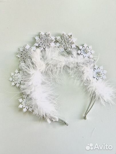 Ободок снежинка