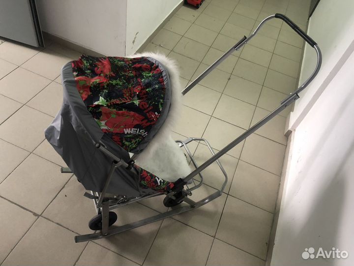 Коляска санки