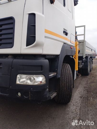 Бортовой грузовик МАЗ 6312 с КМУ Витстройтехмаш, 2014