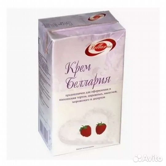 Крем на растительных маслах беллария 1л