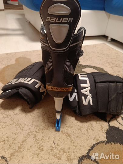 Хоккейные коньки bauer 43 размер