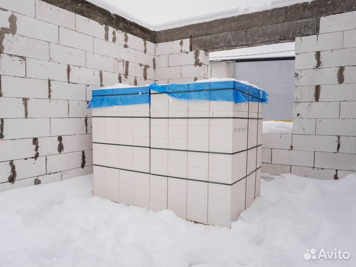 Газоблок газобетон Пораблок Коттедж доставка