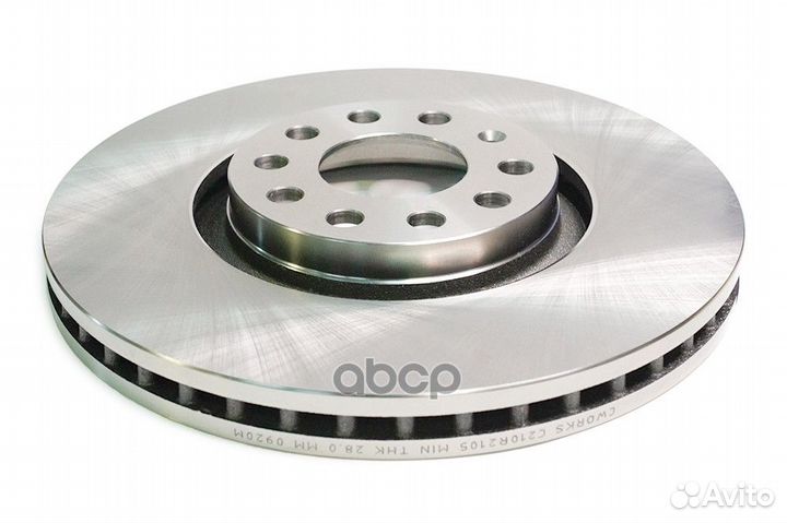 Тормозной диск передний C210R2105 cworks