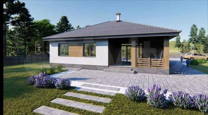 Дом 100 м² на участке 6 сот.