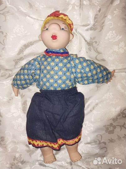 Кукла Дуня тряпичная