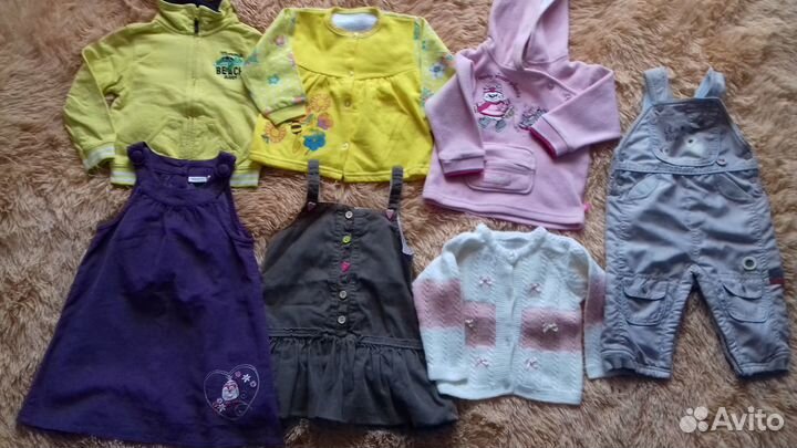 Детские вещи на девочку от 6 месяцев