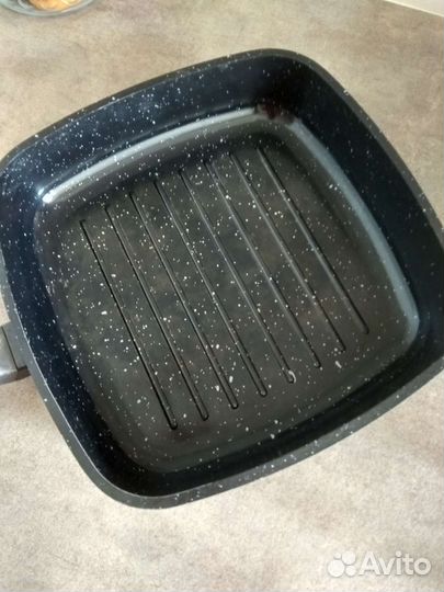 Сковорода гриль чугун Berghoff со съемной ручкой